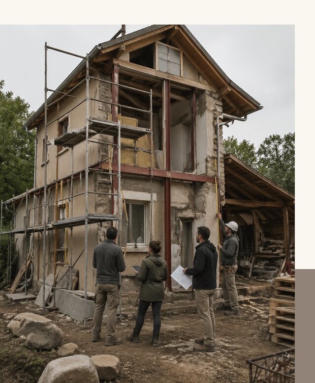 Реконструкция загородного дома под ключ в Благовещенске от бюро