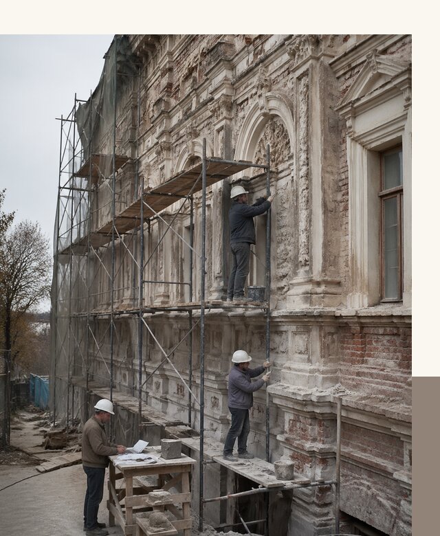 Реставрация объектов культурного наследия под ключ в Благовещенске