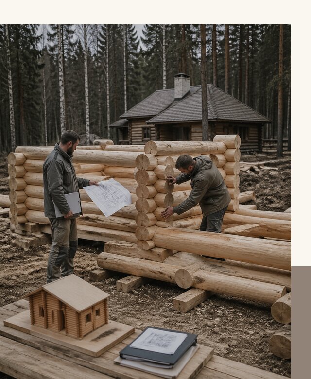 Проектирование и строительство домов из бревна в Благовещенске